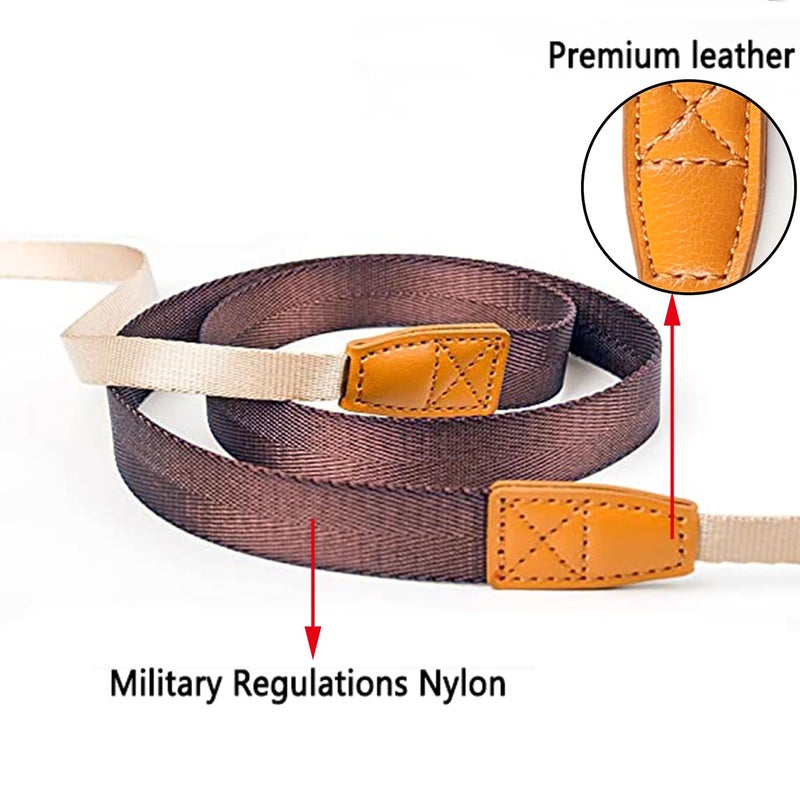 Eorefo Camera Strap Camera Neck Strap with Quick-release Buckles for Mirrorless Camera.(Brown) - Image 2